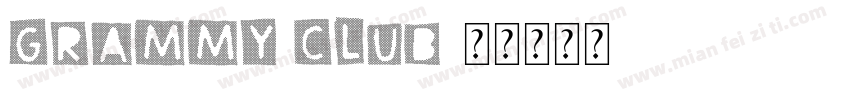 GRAMMY CLUB字体转换